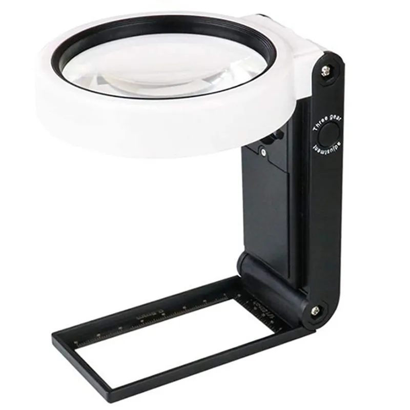 Handheld Usb Magnifying Glass With Light Stand And LED Light Adjustable 6X And 25X Magnification From Homepro17 11.93 DHgate.Com