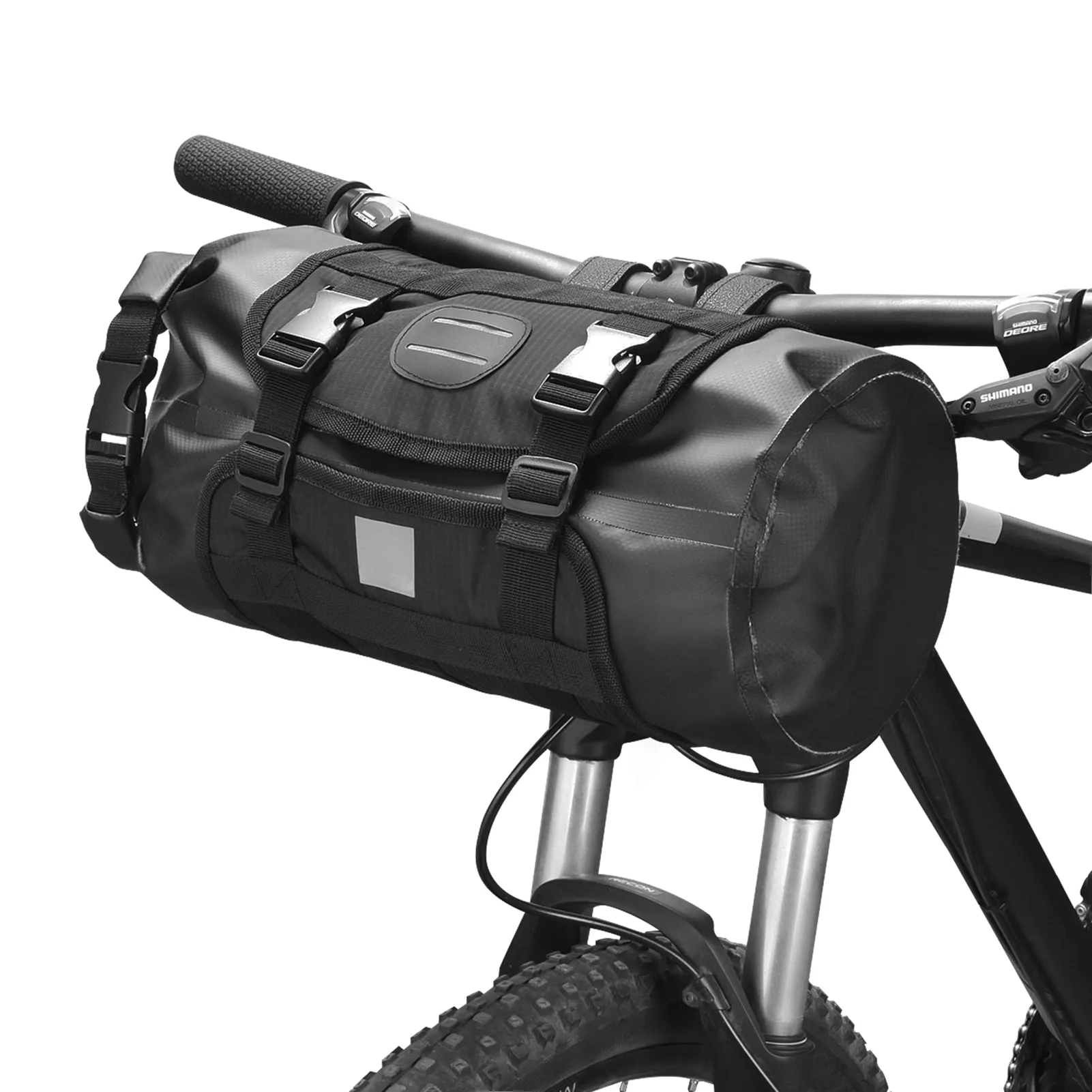202411L Bike Handlebar Bag - Waterproof Bicycle Bag Front