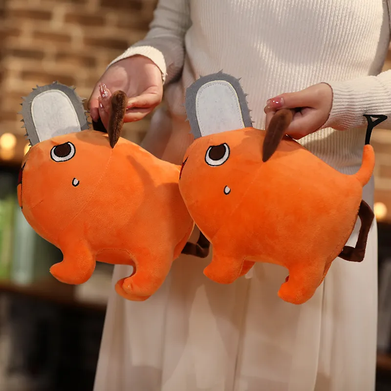 アニメぬいぐるみポチタぬいぐるみ チェーンソーマンコスプレオレンジ