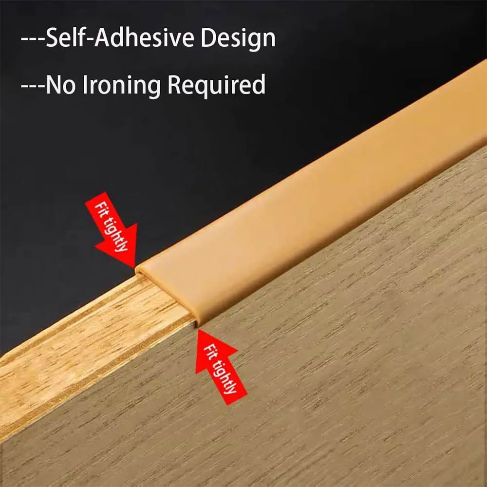 Flexible U Shape Edge Banding For Cabinet Trim Repair And Restoration ...