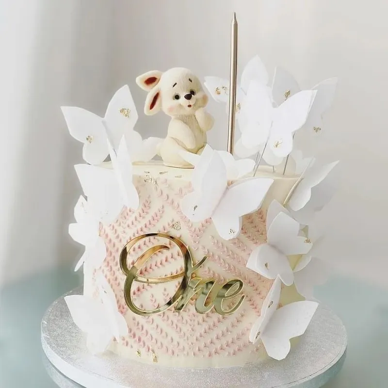 Topper Para Tarta De Feliz Cumpleaños ángulo Recto... – Grandado
