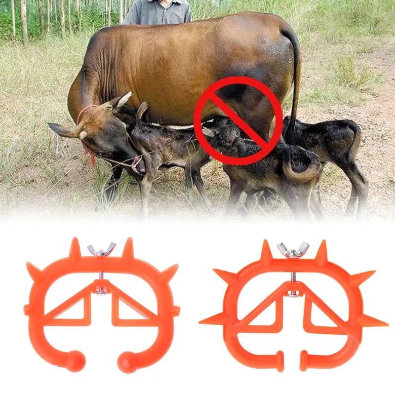INOOMP 10Pcs Plastic Calf Weaner Tool Ergonomic Calf Nose For Livestock