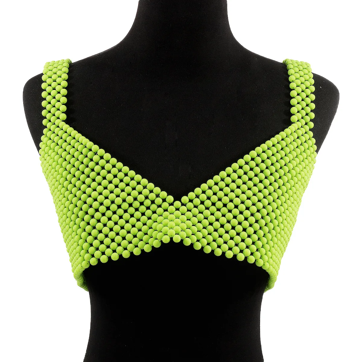 neon green bralette top