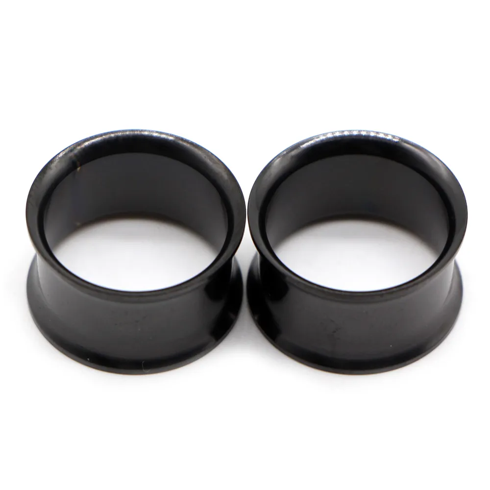 Hoisy Double flared tunnel met hanger flesh tunnel oor expanderpiercing