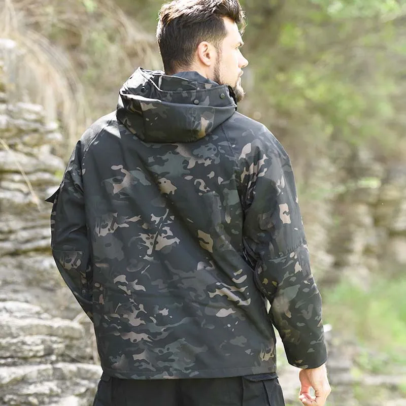 Camo waterproof jacket mens deals