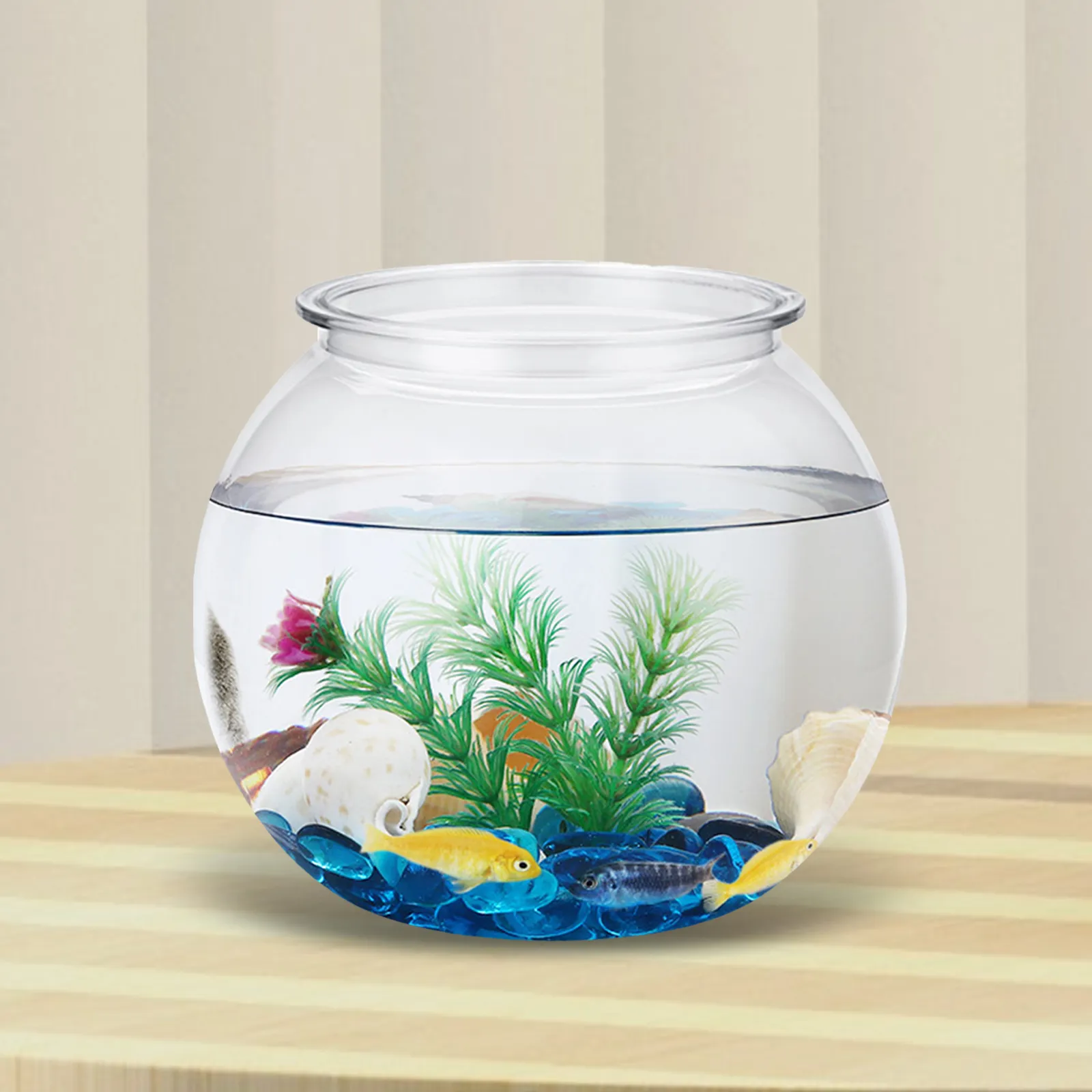 Clear Fish Bowl Aquarium Decorative Fish Pot Tree Ornament Desktop Table  Centerpiece Fishes Tank For Home, Office Living Room De 6,05 € | DHgate, image size:1600x1600