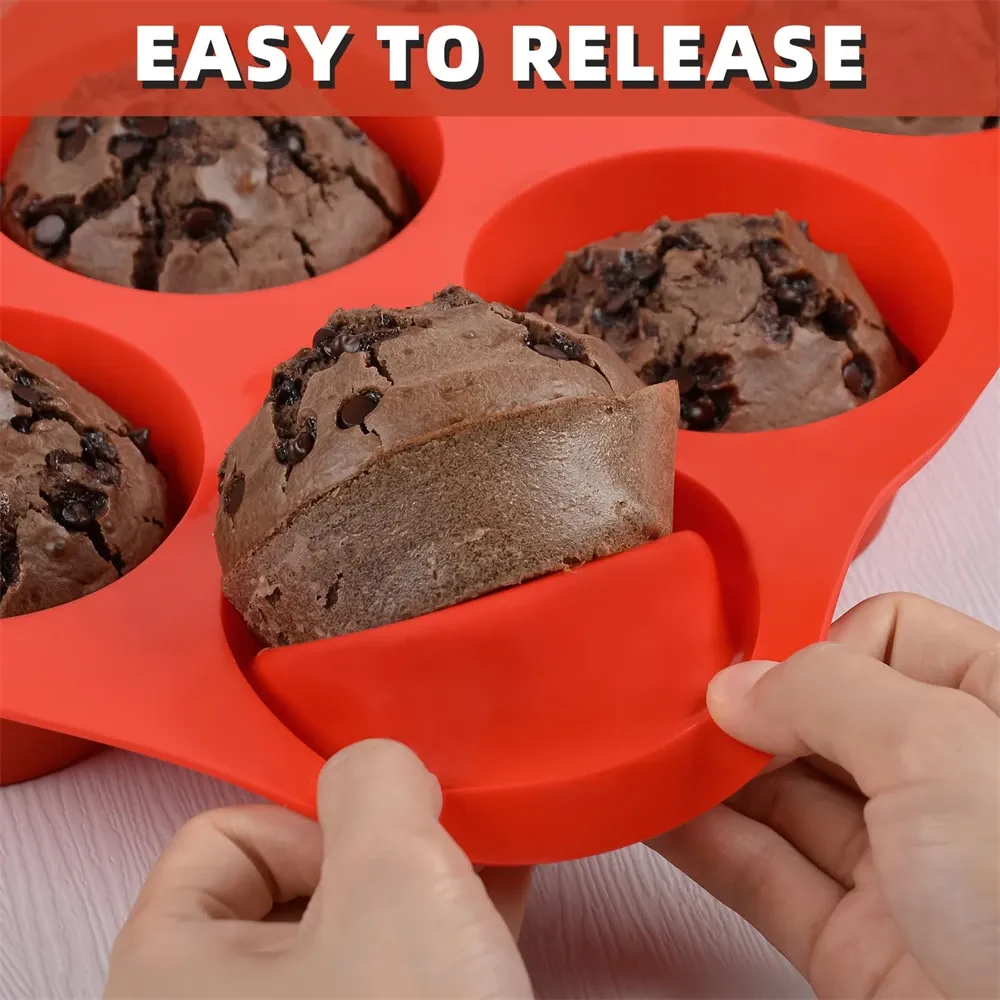 Silicone jumbo muffin cups 2025