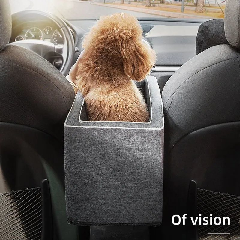 Tiny Dog Car Seat Bed: Portable Dog Bed Safety Chair Basket For