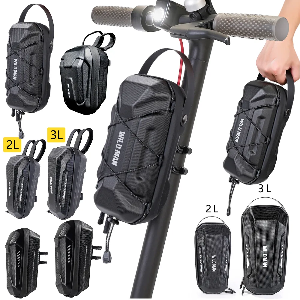 Scooter Front Bag Waterproof Hard Shell, Large Capacity