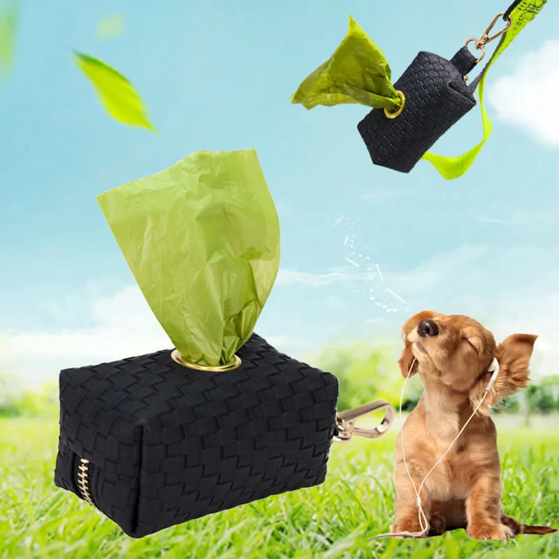 Portable Pet Waste Bag Dispenser with Leash Hook Convenient Dog Poop Bag  Holder for Walks Runs Shop Now!