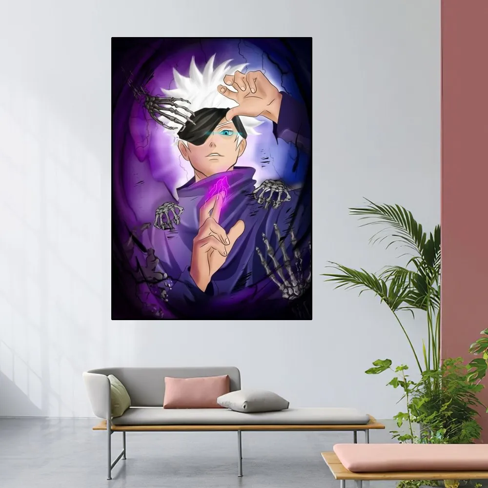 Jujutsu Kaisen Gojo poster my wall - Aesthetic Art Wall Sticker for ...