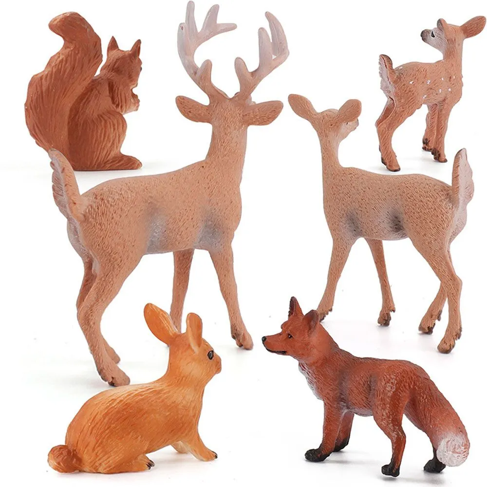 Small woodland animal figurines sales