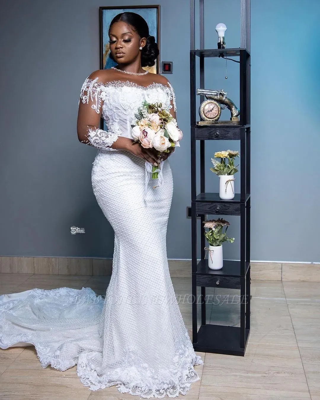 Elegant african wedding dresses hot sale