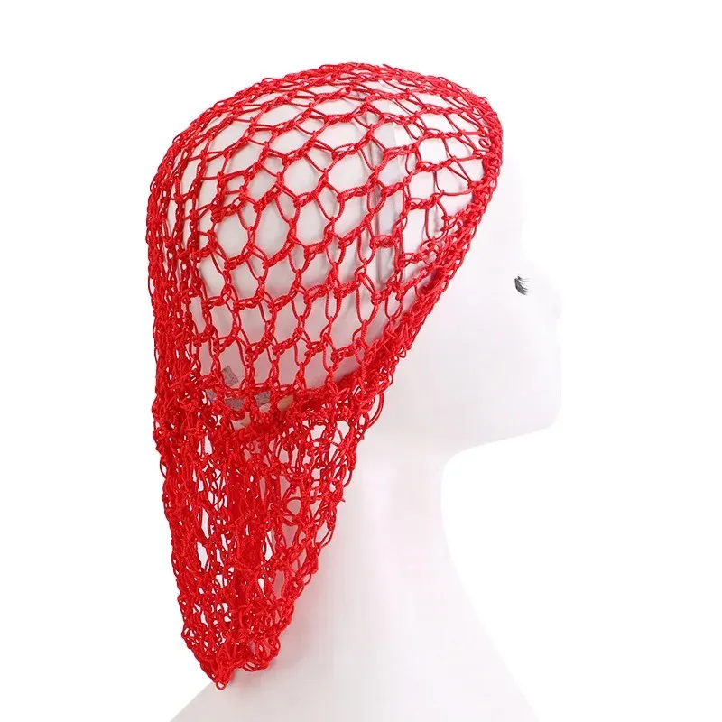 Lightweight Crochet Cap for Women Mesh Hair Net Snood, Solid