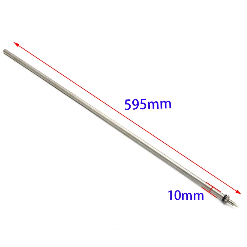 Titanium Alloy Cello wood for carving - 10mm Diameter, 595mm