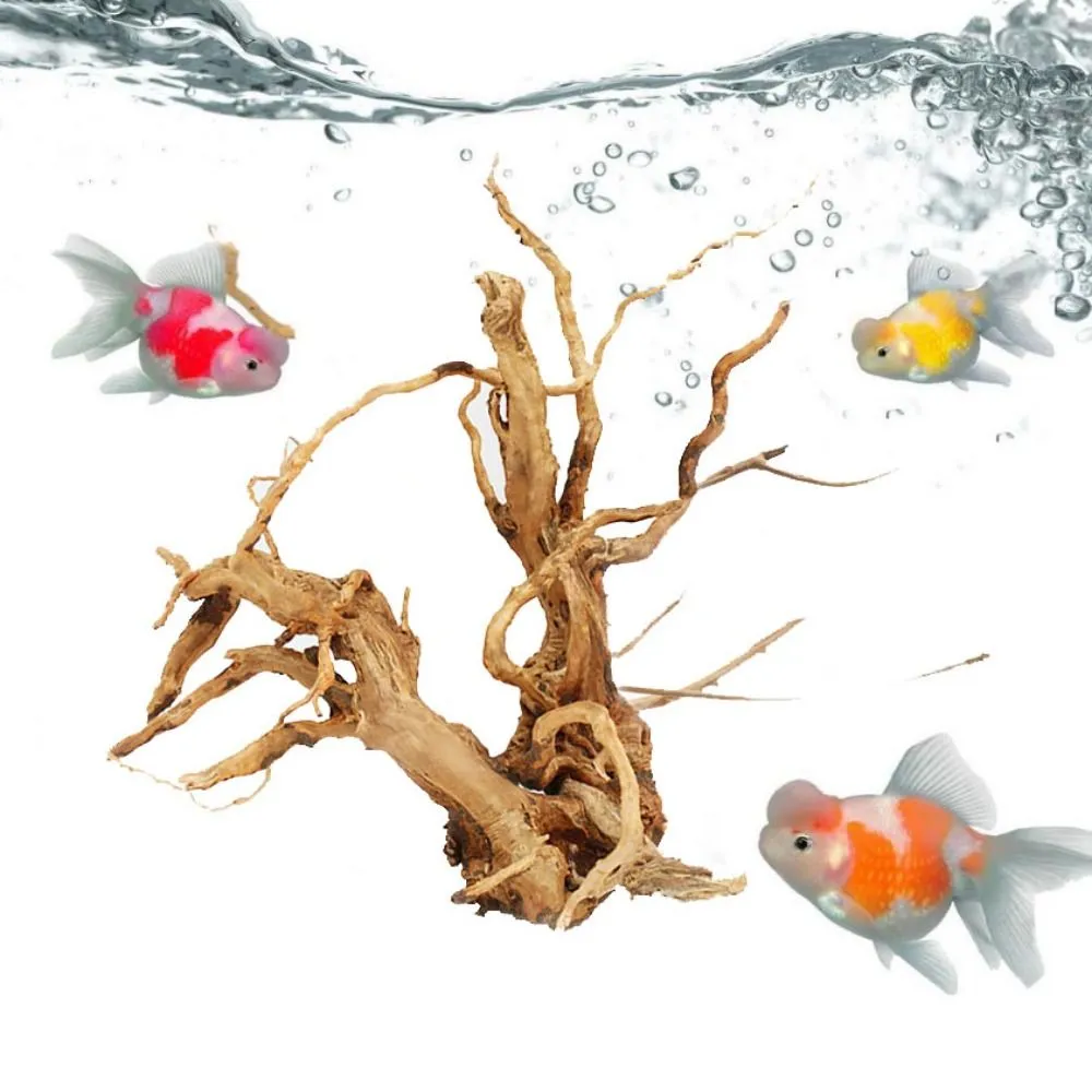 thumbnail image 2 of Natural Aquarium Driftwood – Assorted Branches – Reptile Ornament & Fish Tank Decor – Brown 2 of 4
