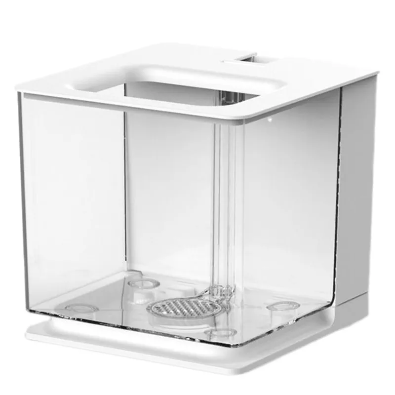ACQUARIO FISH HOUSE Acrilico Betta Serbatoio Piccolo Acquario Decorazione Betta Ciotola Pesce