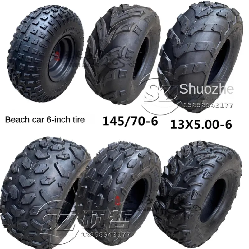 145/70-6 inch 13X5.00-6 vacuum tire for ATV and four-wheel