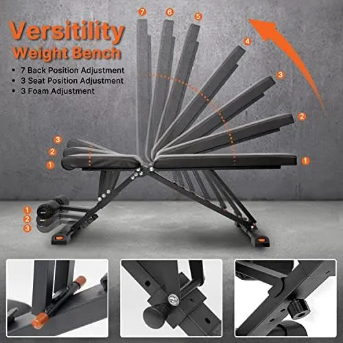 Heavy duty folding weight bench hotsell
