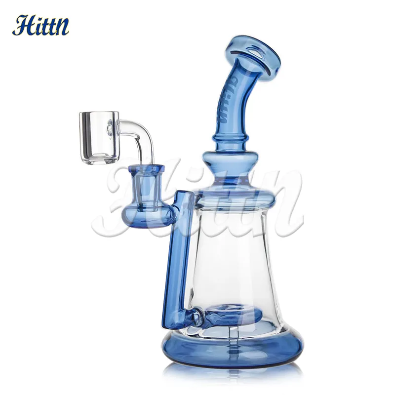 Hittn 7.8 Inches Dab Rig Glass Bong 2024 New Arrival Poatable Smoking ...