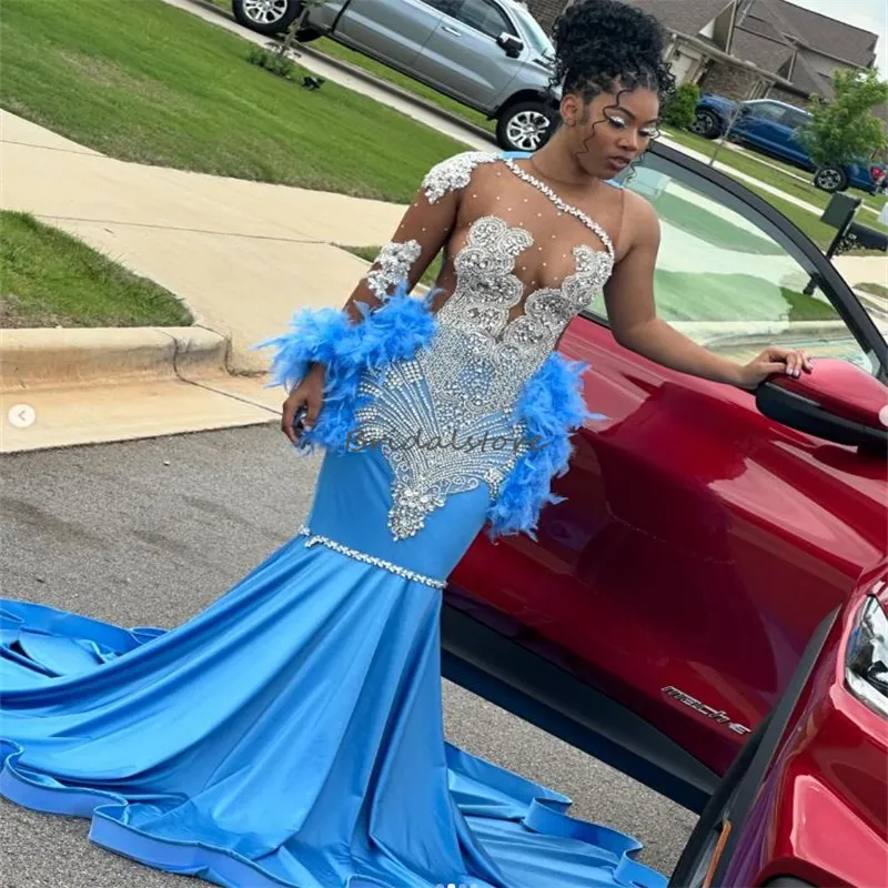 Robe soiree plume on sale