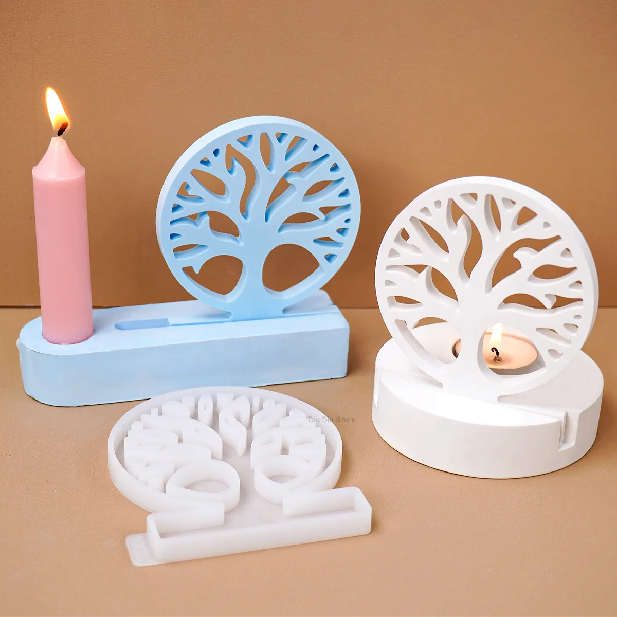 Silicone candle holder hot sale