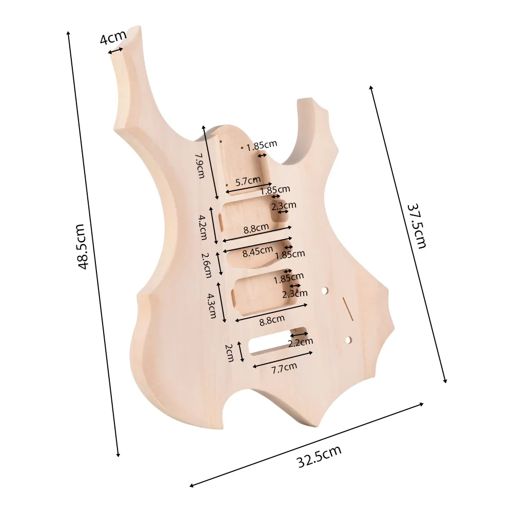 Electric guitar body parts clearance