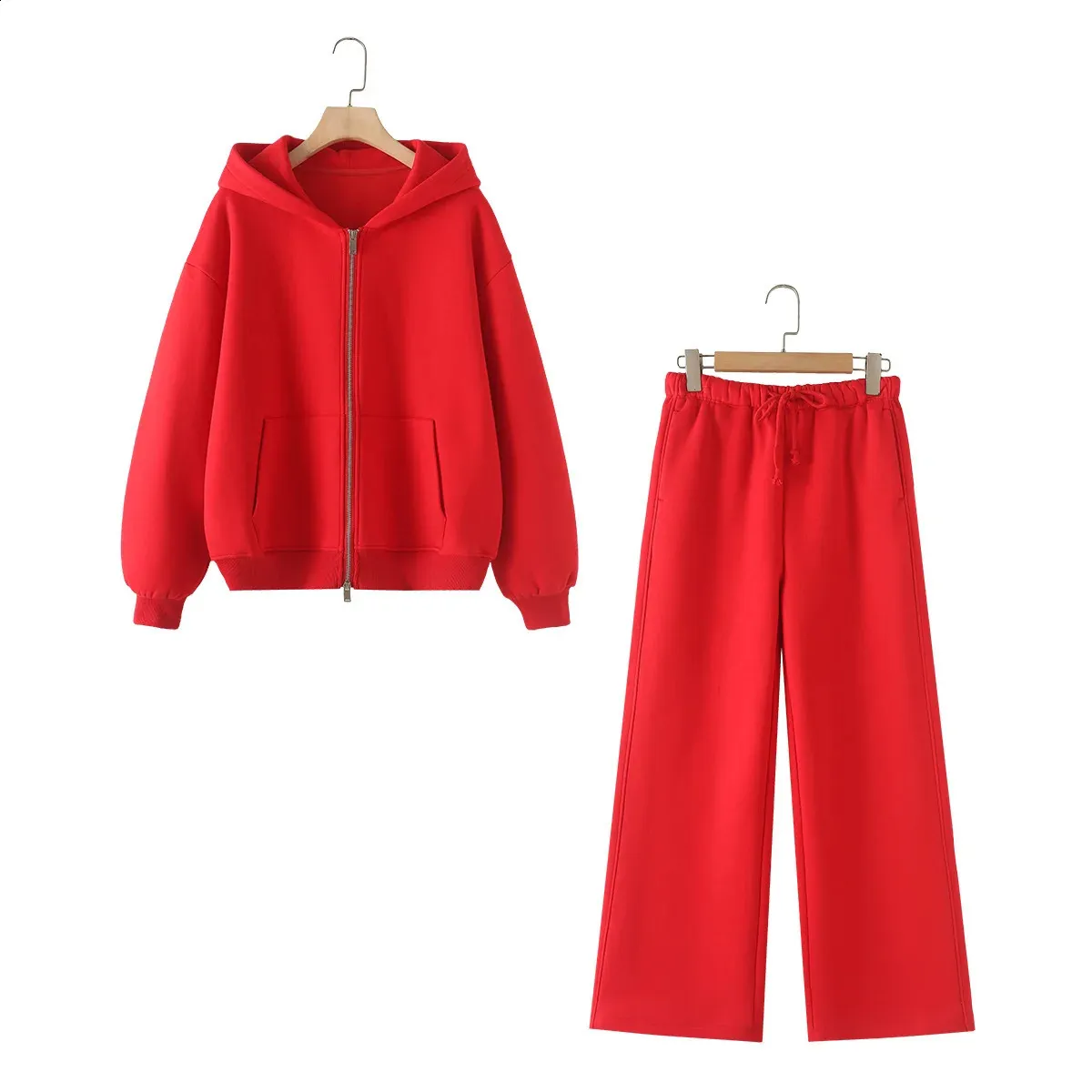 Dames 2-delige set Casual Sport Outfits Trainingspak Hoodies Sweatshirt Sweatpants Joggingbroek Mode Winter Sportkleding kopen vanaf een prijs van 20