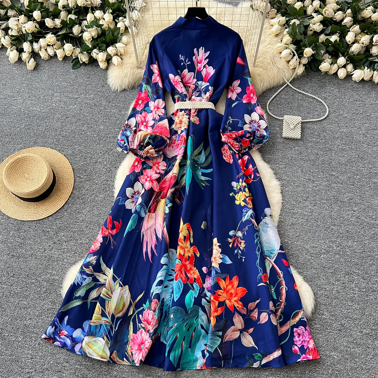 princess polly baby blue dress Lace Boho Dresses: Womens Bohemian Maxi Dress With... From Xiongstore,  $35.18 In Bulk