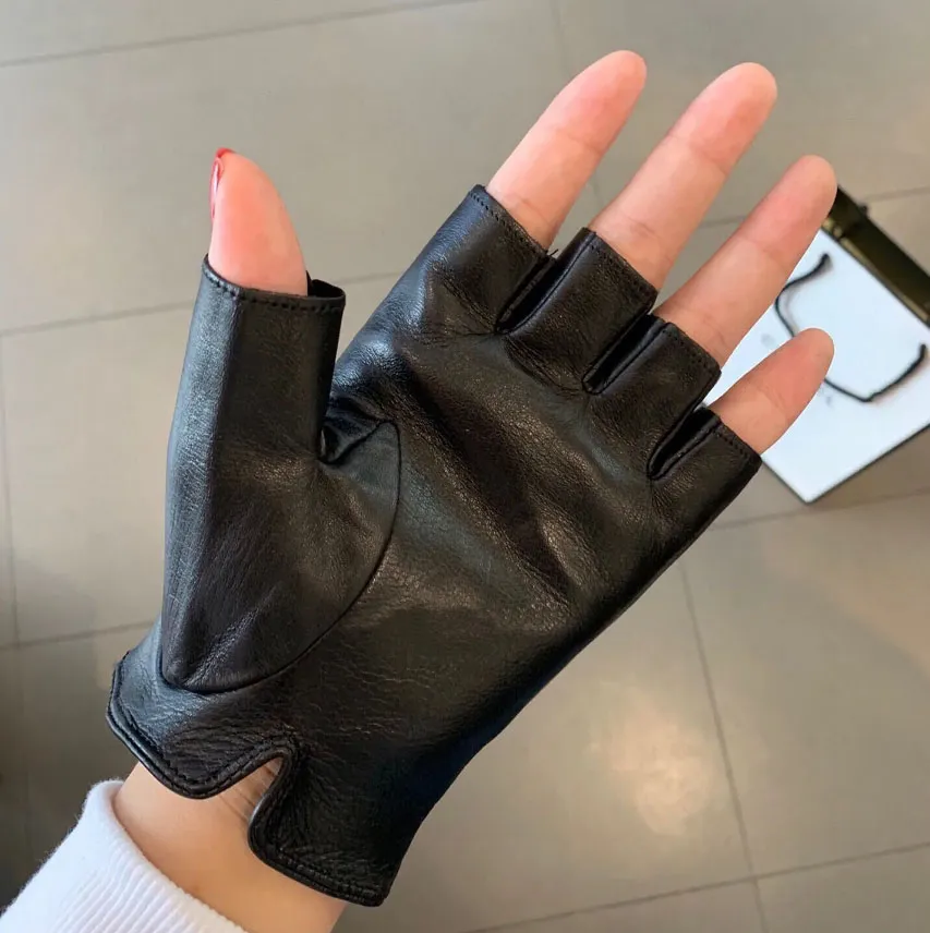 指なしレザー手袋 を￥4,169 | DHgate