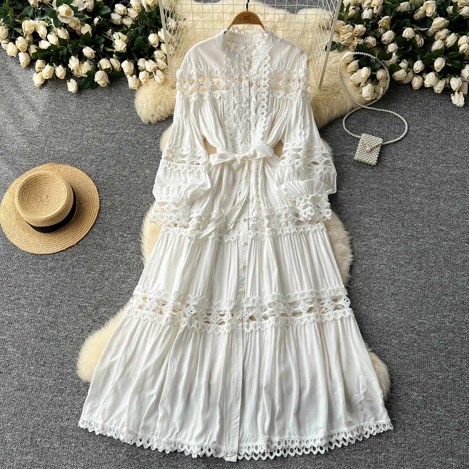chinese dress ladies XUNRYAN Women's Long Sleeve Linen Maxi Dresses Casual Loose Fit Spring Dress  Summer Beach Sundress with Pockets Fall Outfit Army Green at Amazon Women's  Clothing store main image 0