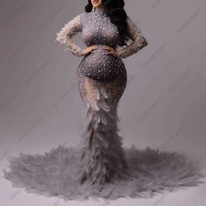 W241211 Beaded Maternity Photography Dresses ... From Innovation_workshop,  $70.89 | DHgate.Com