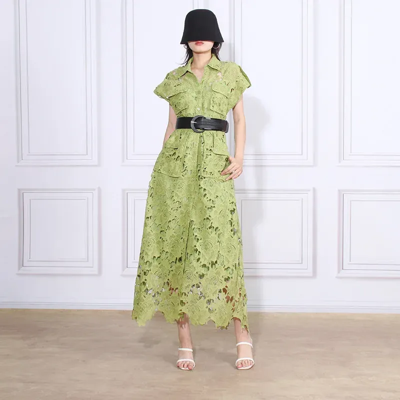 green emerald velvet dress The Palmer Maxi Dress in Ivory Bloom Floral Lace M
