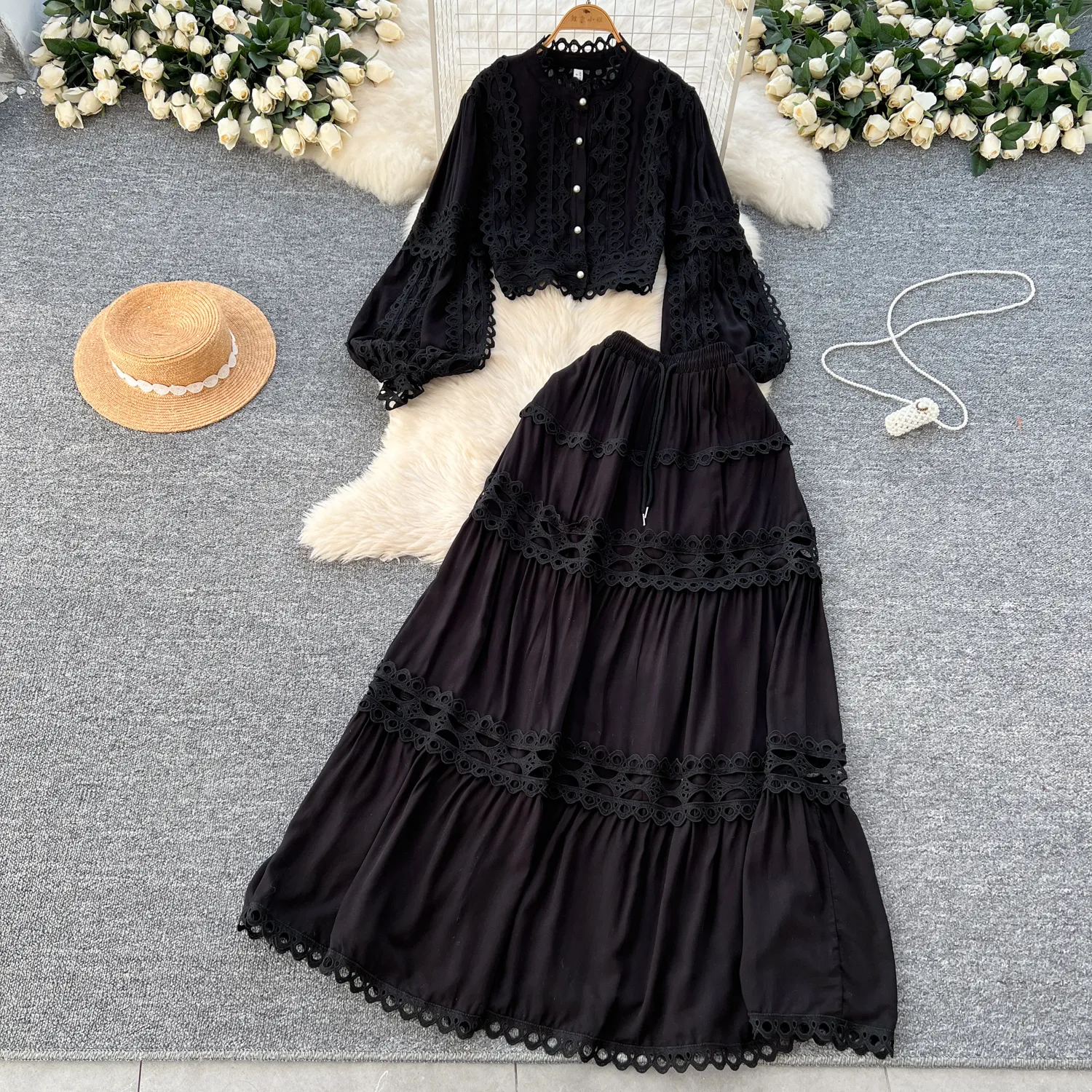 Womens Two Piece Dresses Elegant Spring Holiday... From Xiongstore, $40.21  | DHgate.Com