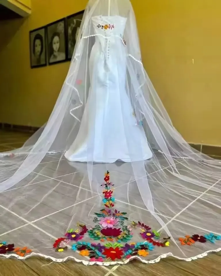 Mexican Embroidered Strapless Mermaid Wedding Dress with Sweep Train Satin  Fabric Bridal Gown Plus Size from Dhgate Mermaid Wedding Dresses - price  181.8