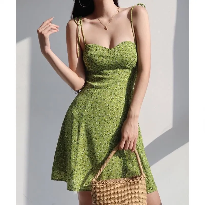 green sun dress women Green A-Line Long Sleeve Mini Dress & Reviews - Green - Dresses main image 1