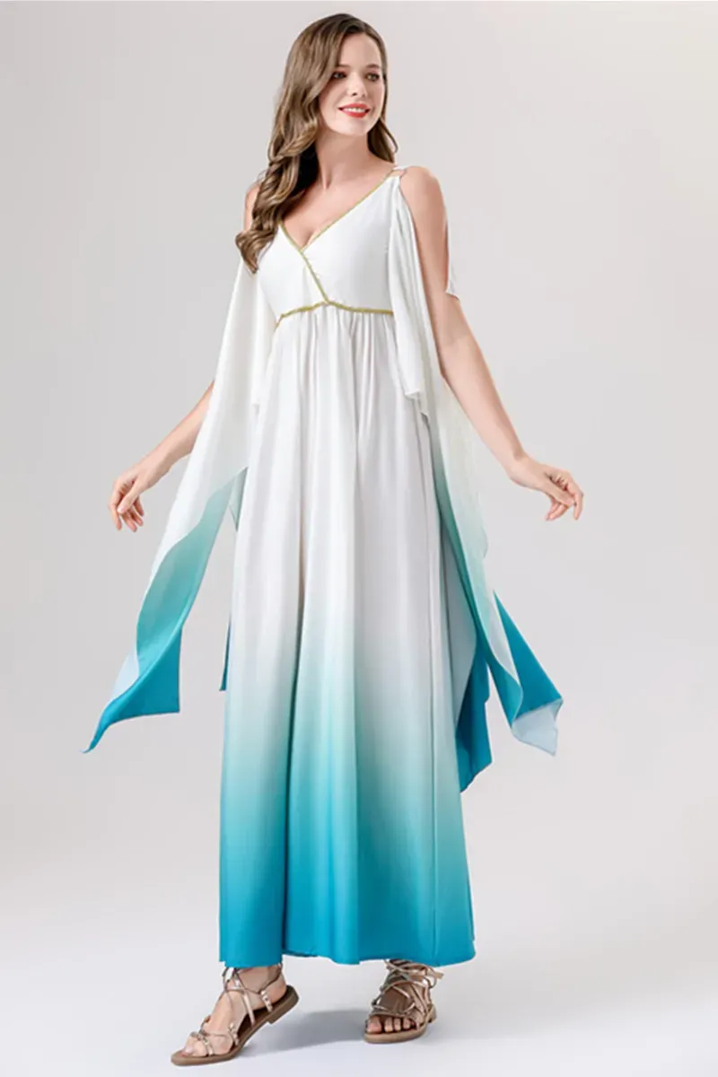 greek princess fancy dress Doomiva Womens Roman Greek Toga White Princess Fancy Dress with Sequin Headband Halloween Costume Yellow XL