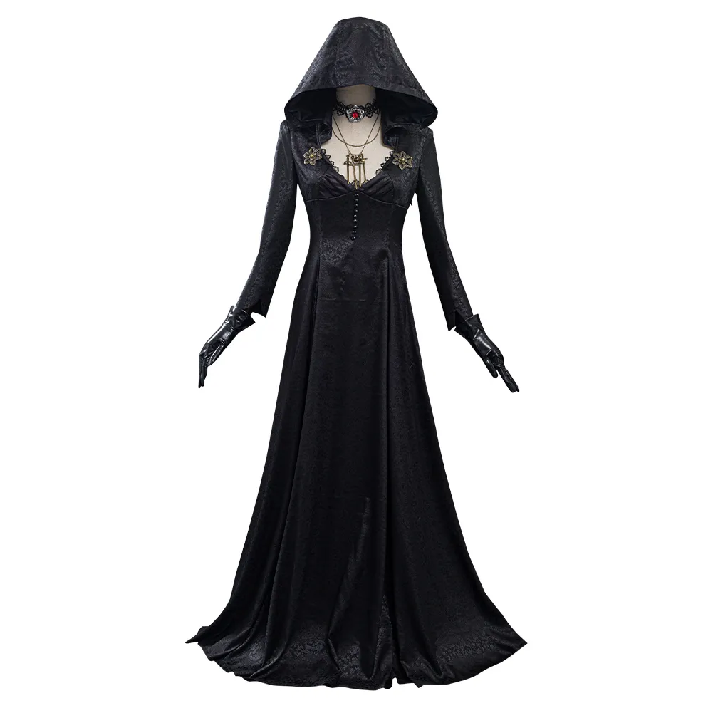 Evil Village Ladies Halloween Carnival Role Playing runa cosplay full set - 241007