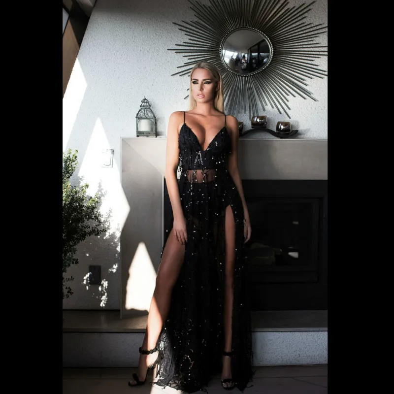 open lace back dress Ava Presley 42257 Long A Line Ruffle Evening Glitter Prom Dress – The Dress  Outlet