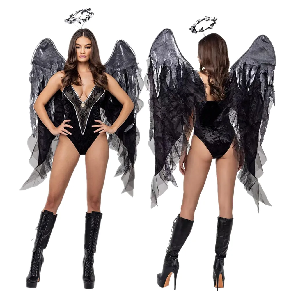 Xiaoyajun Womens Fallen Angel Cosplay Costume Set... From  Uledemode_official, $34.72 | DHgate.Com