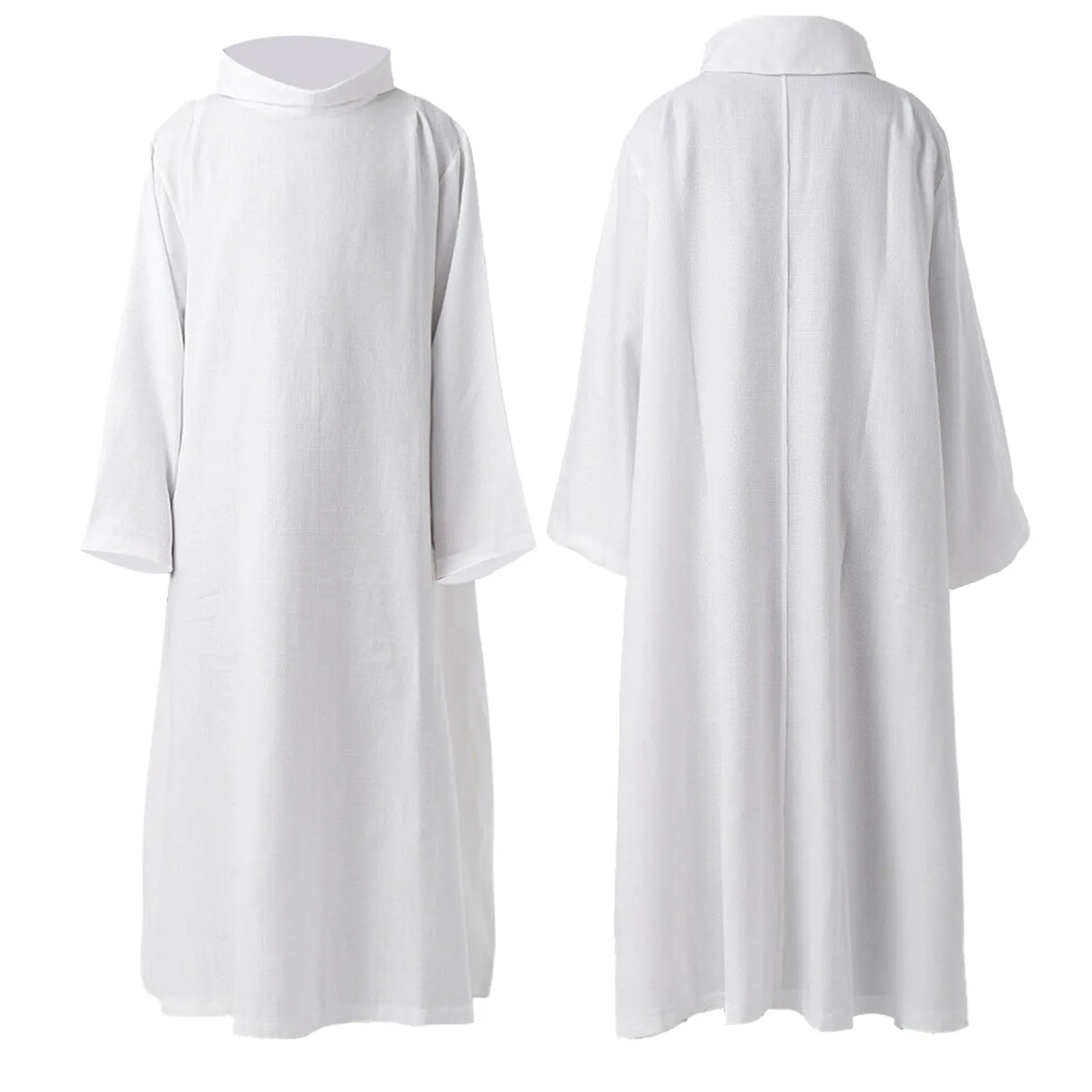 white christmas dresses Elegant White Cocktail Dress for Weddings and Modest Church Outfits – AOMEI  DRESS main image 1