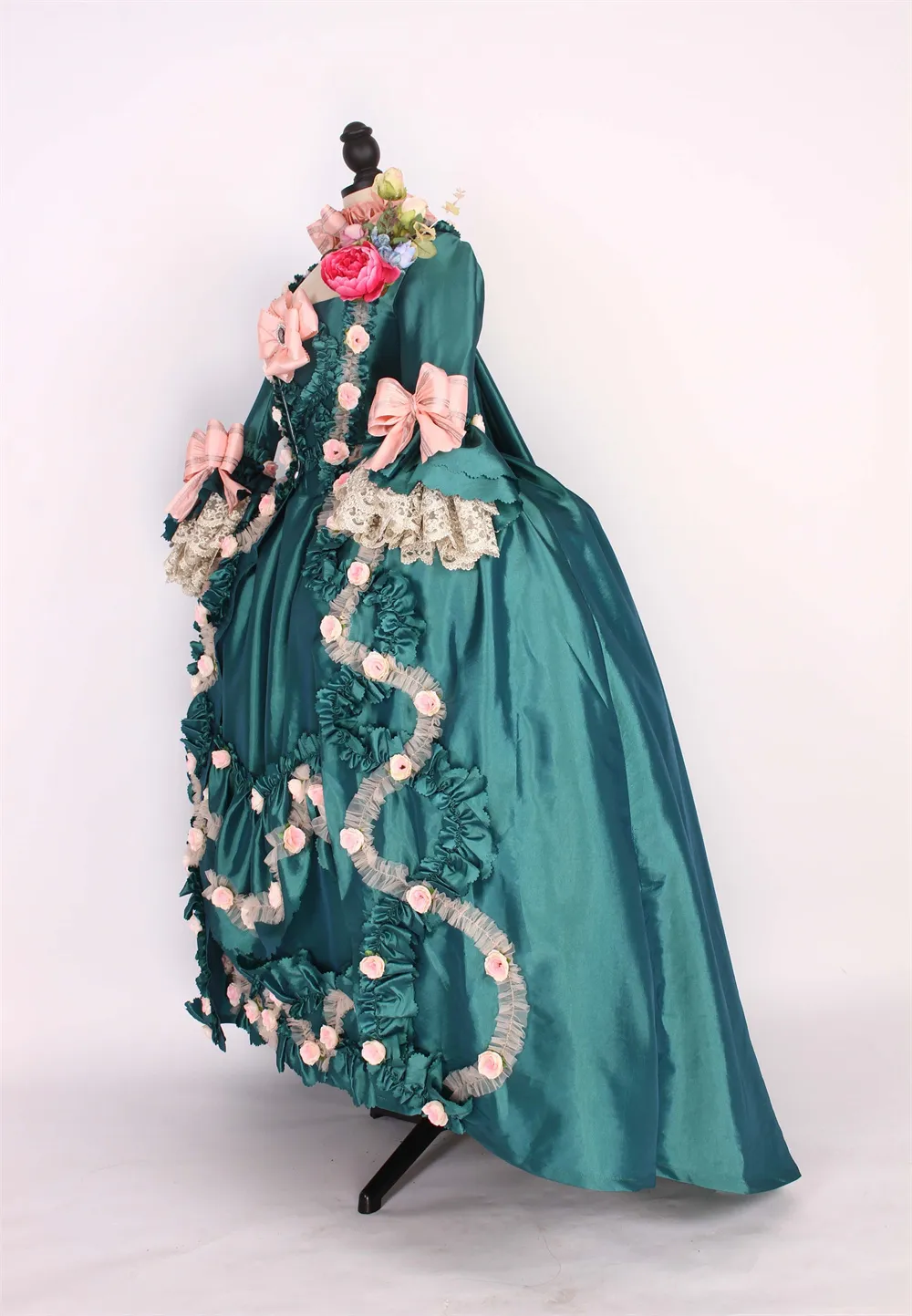 Green Medieval Dress Rococo Ball Gown: 18th Century... From  Uledemode_official, $174.9 | DHgate.Com
