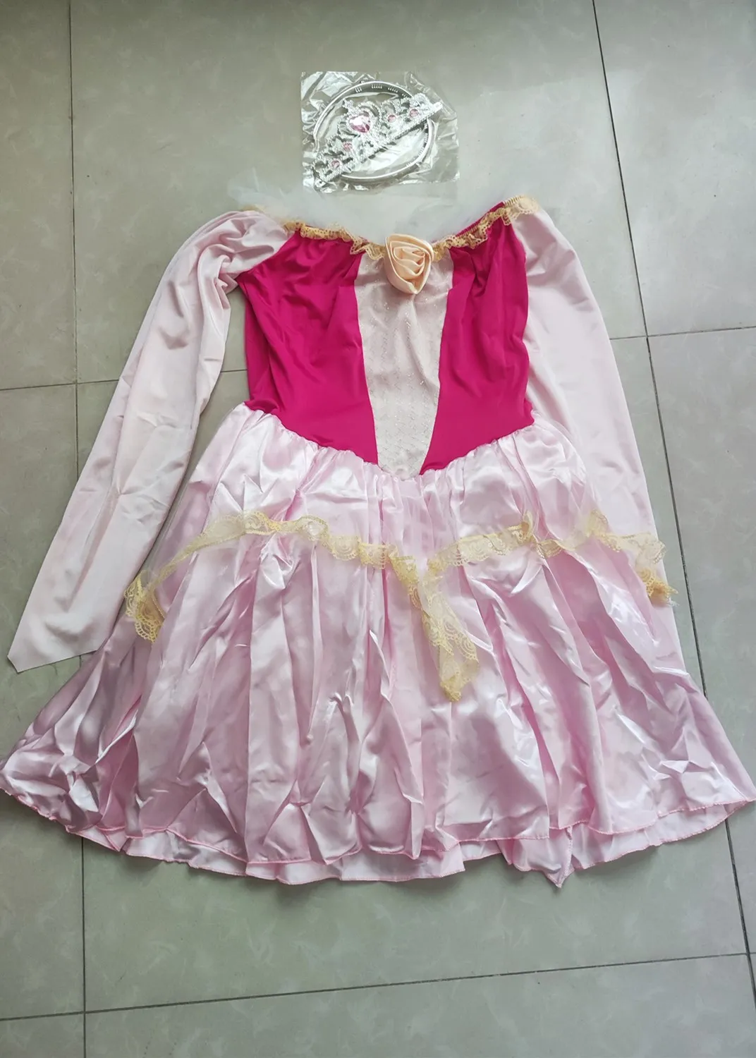 Princess Aurora Pink Polyester Dress for Women Halloween Carnival Costume  from Dhgate Others Apparel - price 26.97