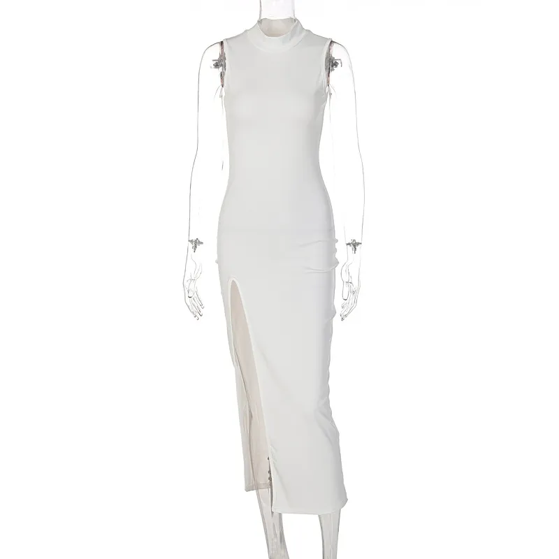 Elegant Black Sleeveless Knee-Length Dress for Dancing Party Club Elegant Black Sleeveless Knee-Length Dress for Dancing Party Club