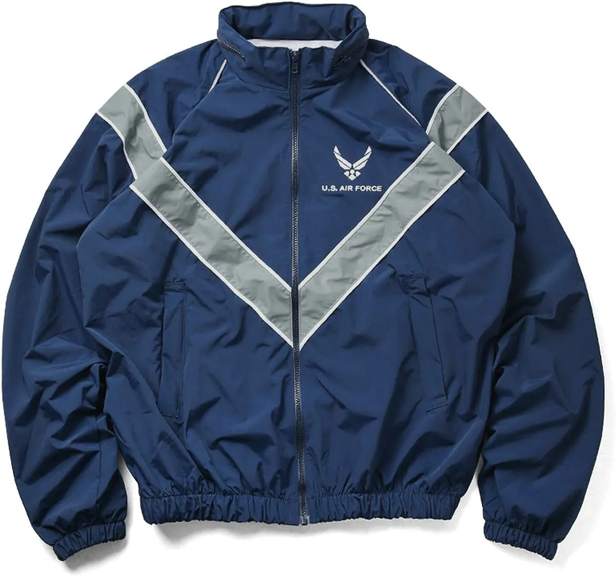 Nylon Mens Physical Fitness Training Jacket Full Sleeve Zipper 