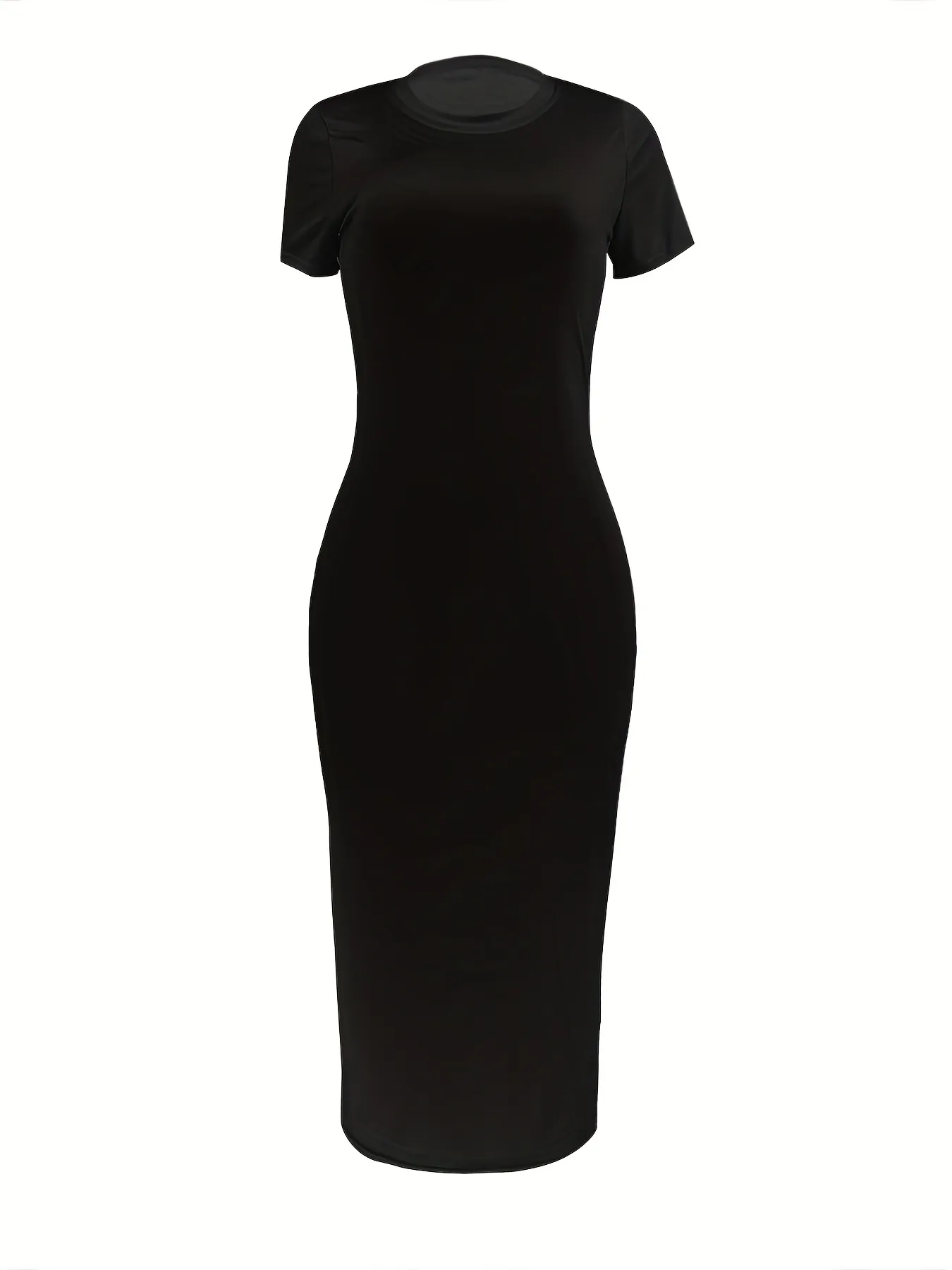 black t shirt bodycon dress Soft Stretch Cotton T-shirt Dress Calvin Klein