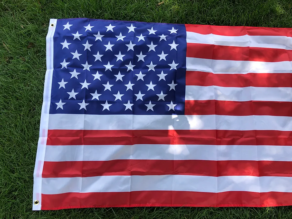 Large 5ft X 3ft American Flag By TRIXES – USA Stars And Stripes For Outdoor & Indoor Display - View #9
