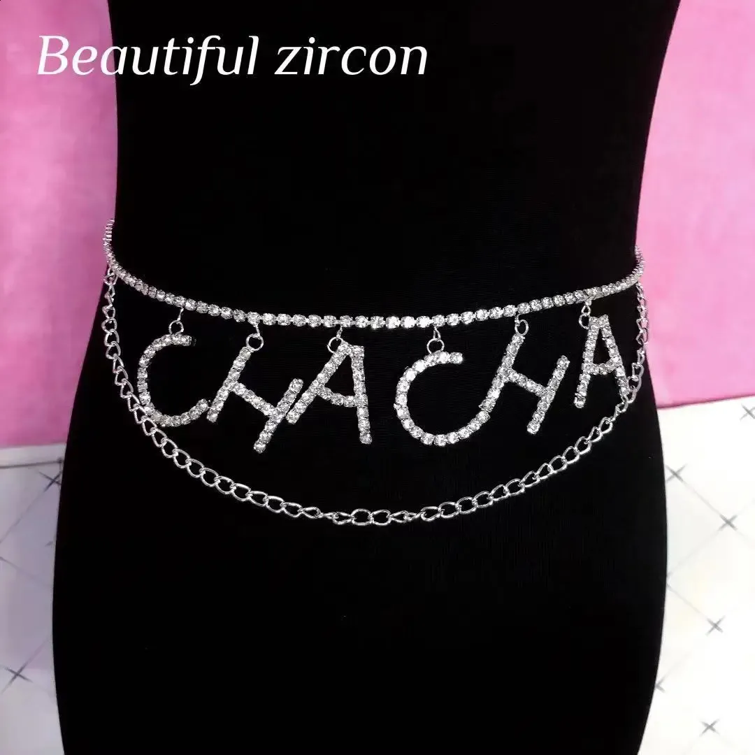Rhinestone Statement Waist Chain Belt Amazon.com: Women Metal Link Waist Chain Belt Sexy  main image 3