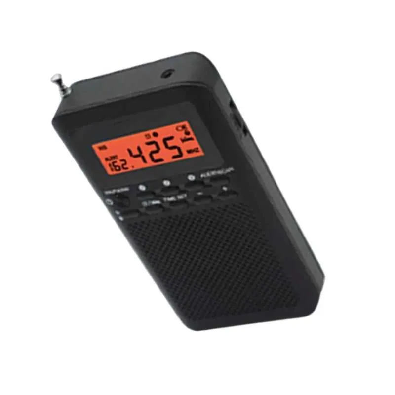 Portable AM Mini Radio Fm With LCD Display, Digital Al Clock, Pocket ...