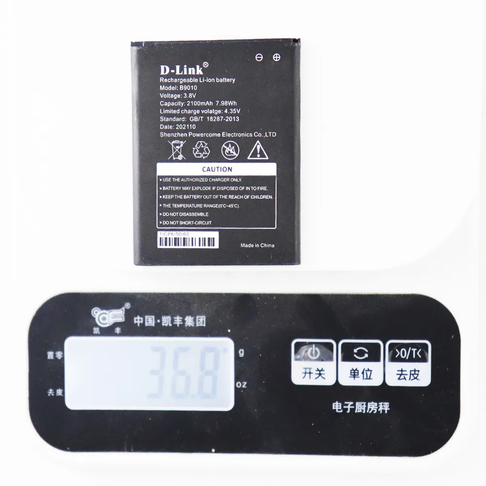 Premium 2100mAh Battery: 3.8V Replacement for 4G LTE WiFi Routers ...